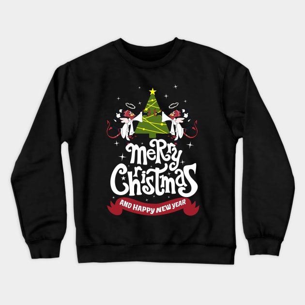 Helluva Boss - Merry Christmas and Happy New Year! Crewneck Sweatshirt by rentaire